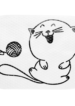 фото СПА-коврик для ванной ПВХ клубок,  Happy Cats 69*38