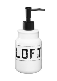 фото Дозатор для жидкого мыла настольный, керамика,LOFT