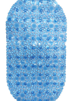 фото Ковер резиновый Линза 65х34 (голубой)