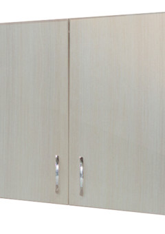 фото 600 Шкаф навесной для посуды с полкой - дуб млечный