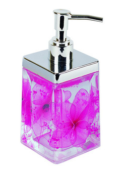 фото дозатор для жидкого мыла розовые цветы
