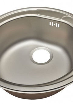 фото Мойка кухонная нерж. круглая диам 49, глуб.165 мм, толщ.0,6мм (К49)